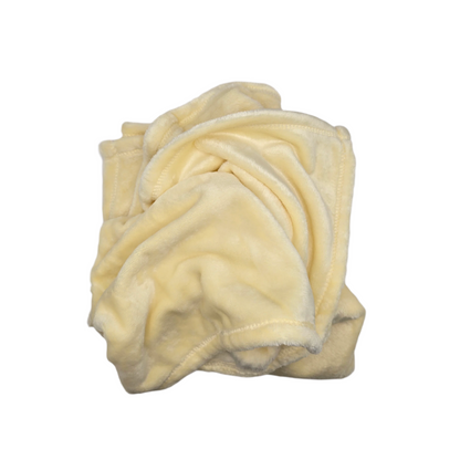 Mink Touch Baby Blanket Yellow