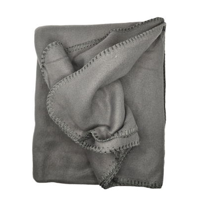 Fleece Throw Gray