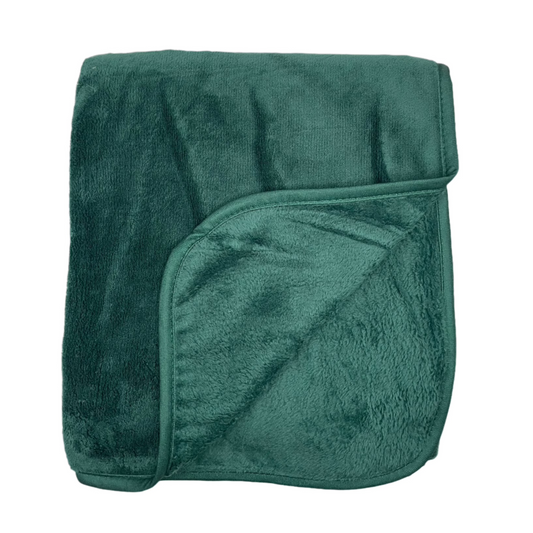 Plush Premium Blanket Forest Green