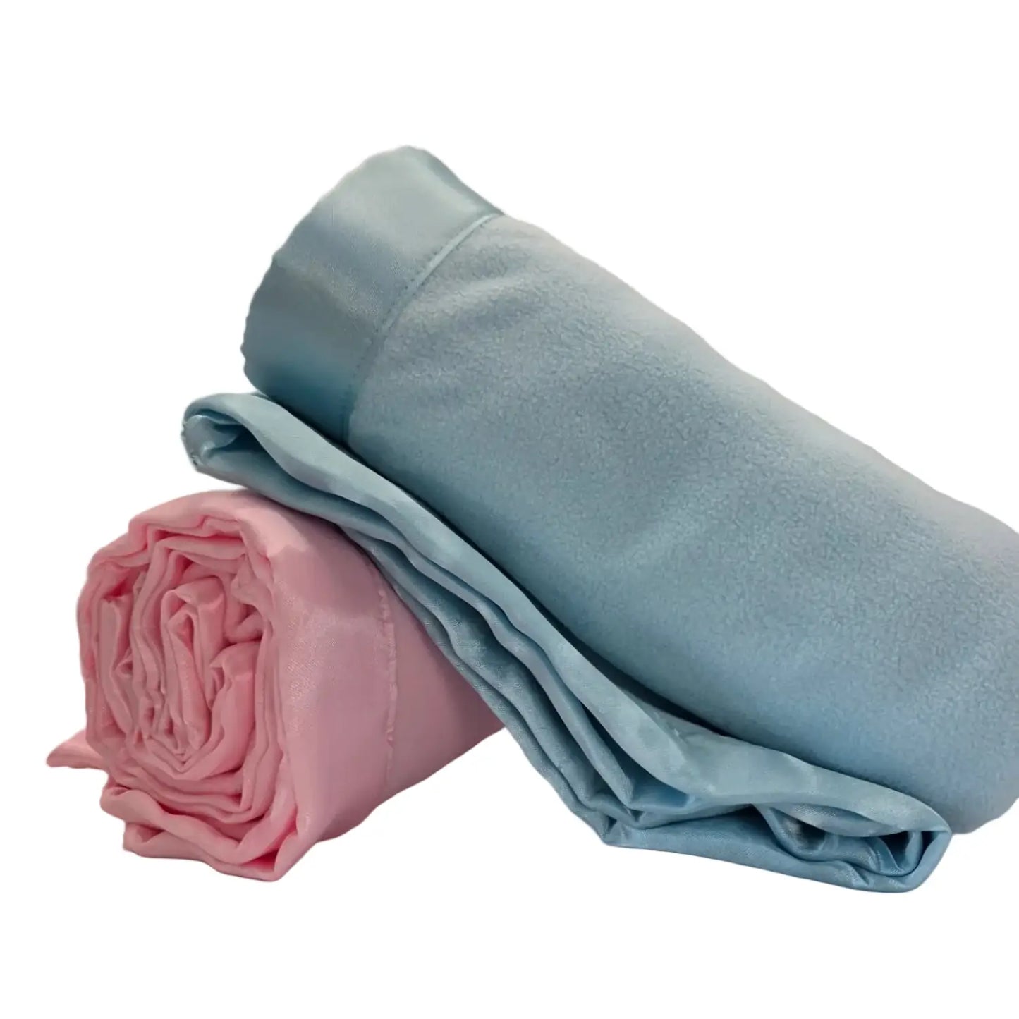 Satin Keepsake Baby Blanket Blue